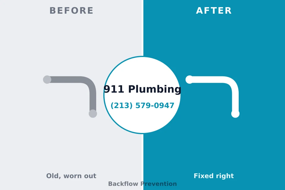 Before and after: plumbing repair Fern Forest, HI